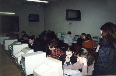 In the computing laboratory